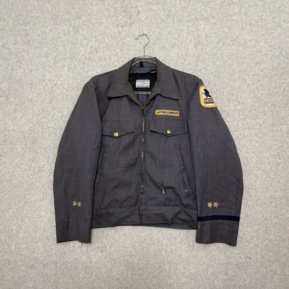 Vintage 60's-70's USPS Letter Carrier Postal Service Work Jacket Size Medium M